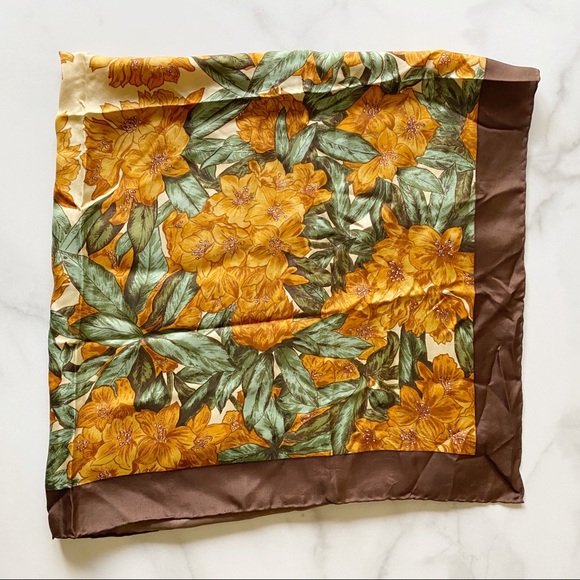 Liberty of London Vintage Floral Silk Scarf